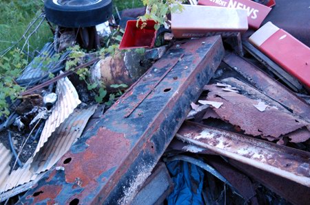 Waterford Drive-In Theatre - More Sign Parts - Photo From Water Winter Wonderland (newer photo)